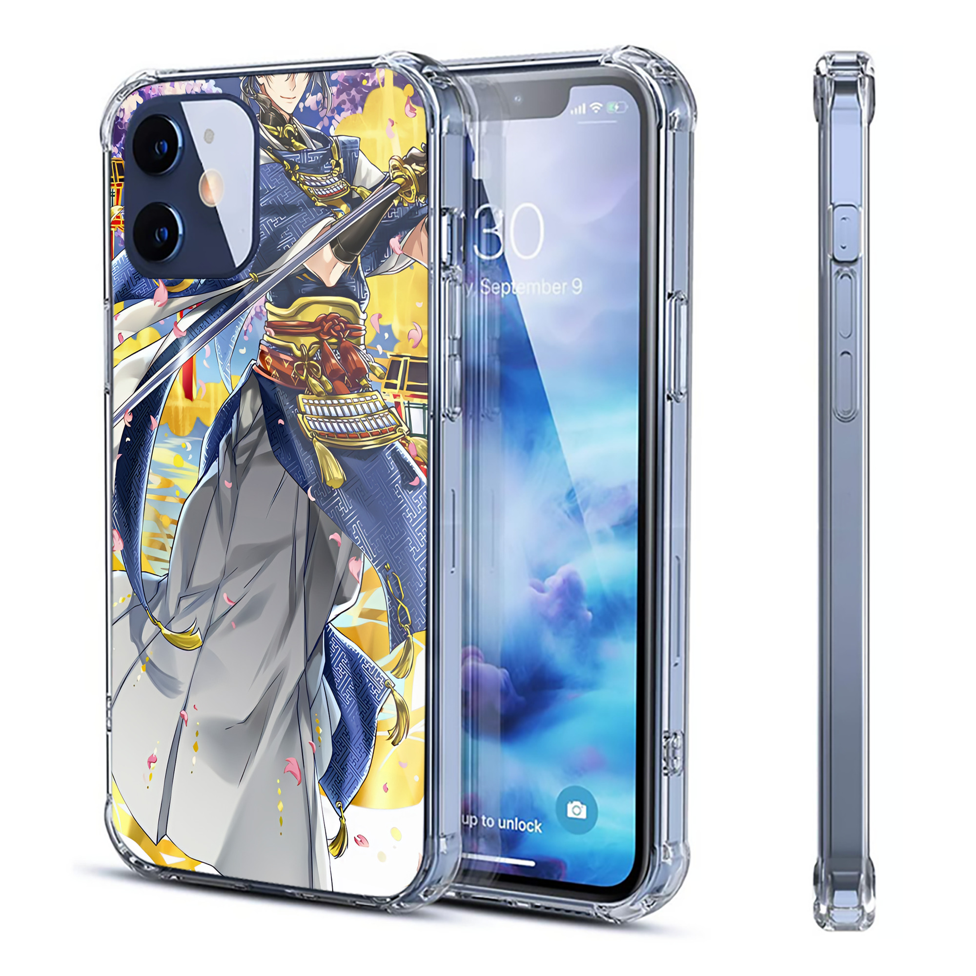 （画像用） 刀剣乱舞 Touken Ranbu 【iPhone 12シリーズ対応】透明スマホケース（クリアソフトケース）